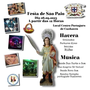 Cartaz Festa de São Paio Cuxhaven 2025