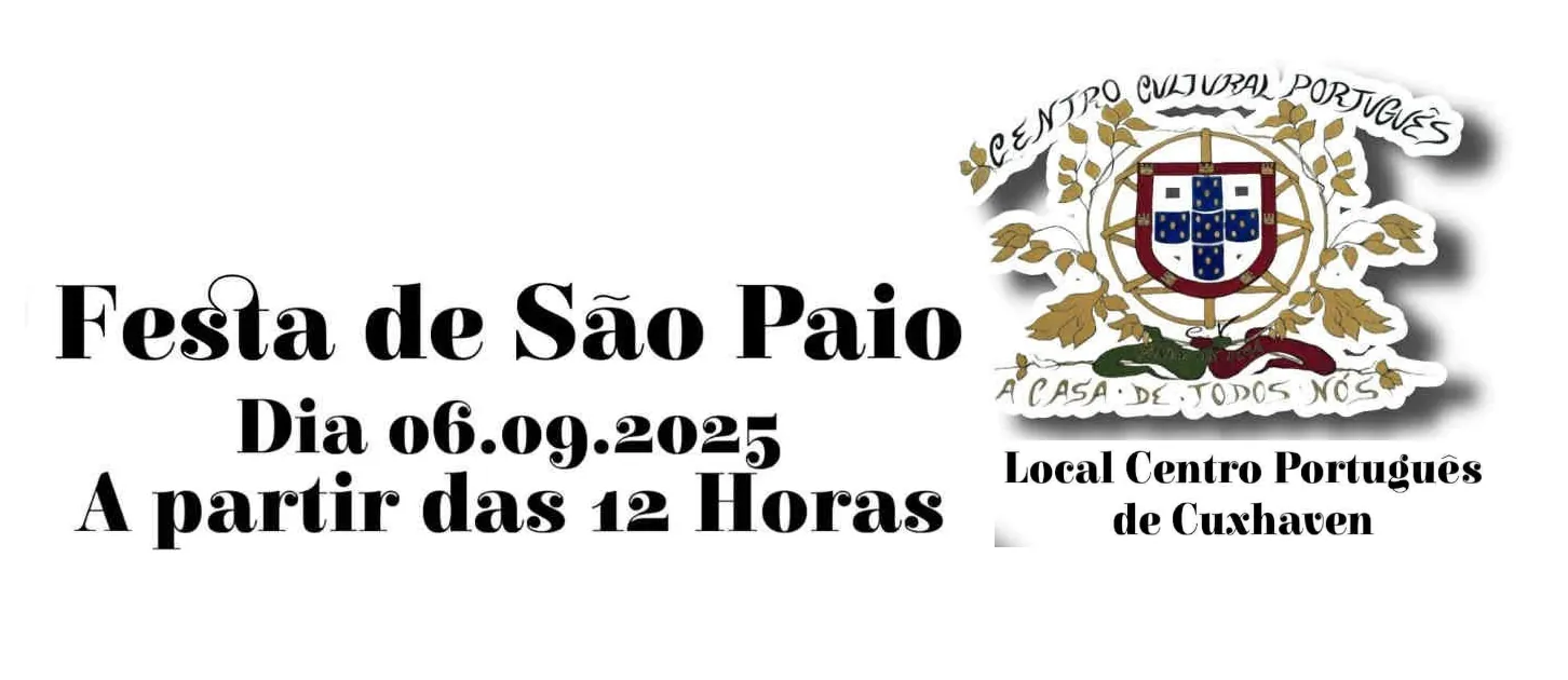 Cuxaven Setembro 2025 Cartaz Festa de São Paio Cuxhaven 2025