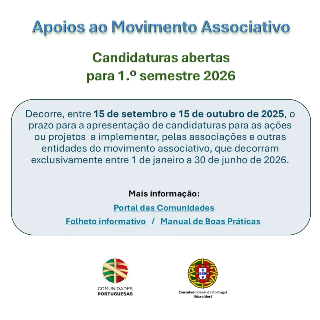Apoios Movimento Associativo 2026 – candidaturas abertas