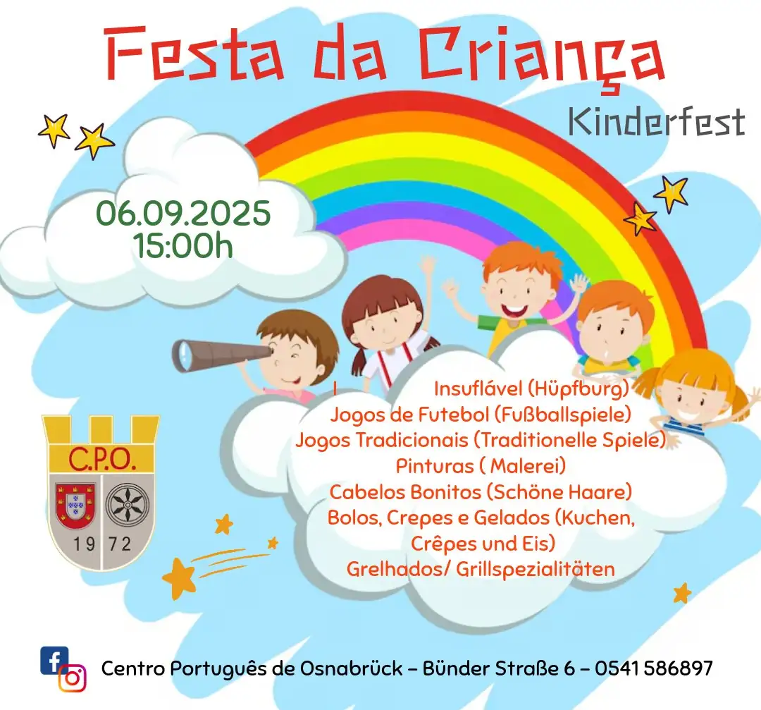 Festa da Criança Osnabrück Cartaz Festa da Criança Osnabrück 2025 – Kinderfest
