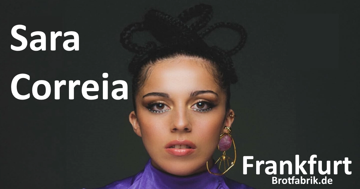 Sara Correia concerto de fado em Frankfurt na Brotfabrik 2025