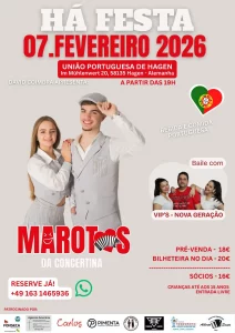Há Festa com Marotos da Concertina em Hagen – 07 de Fevereiro de 2026