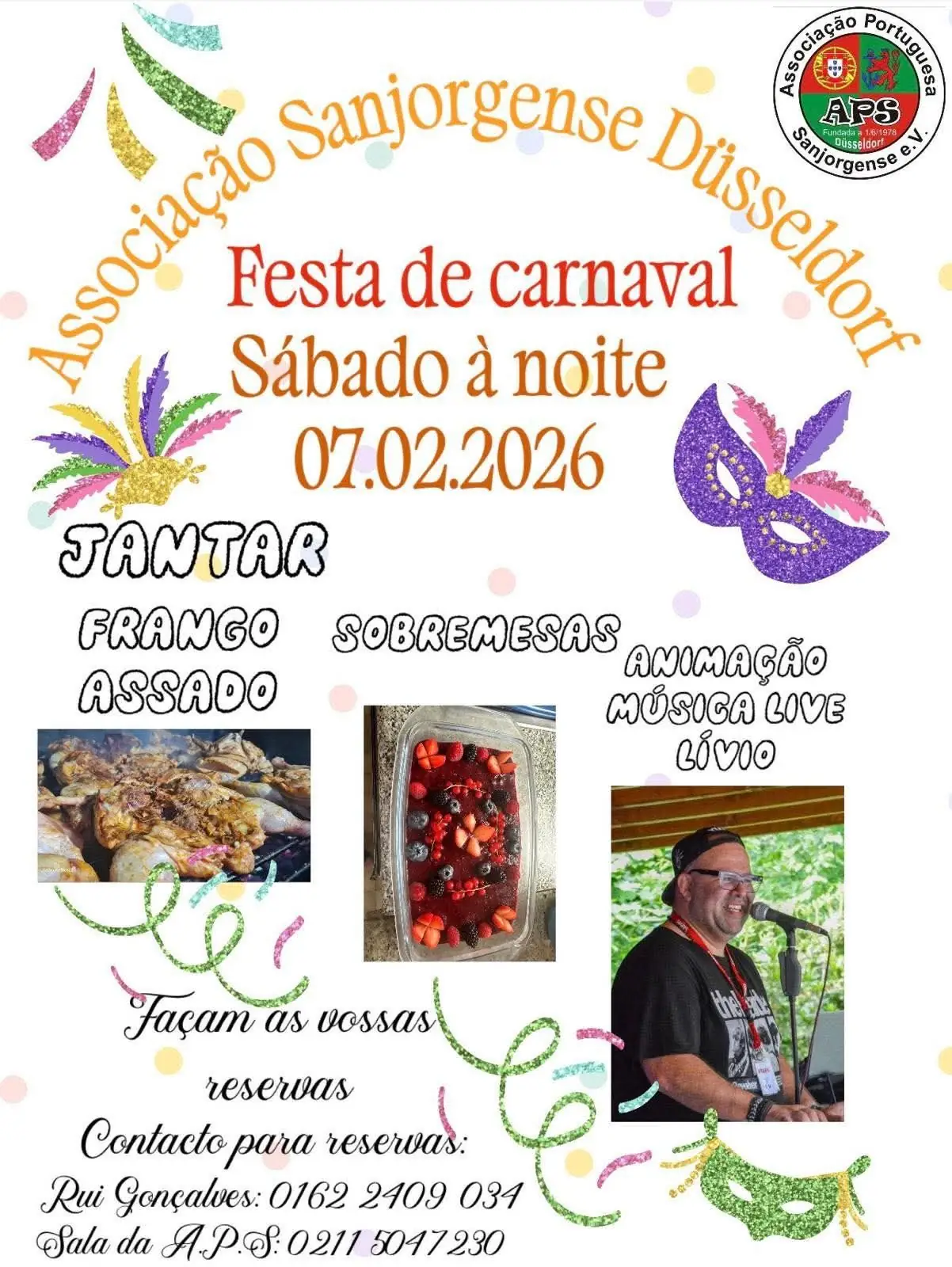 Festa de Carnaval em Düsseldorf organizada pela comunidade portuguesa