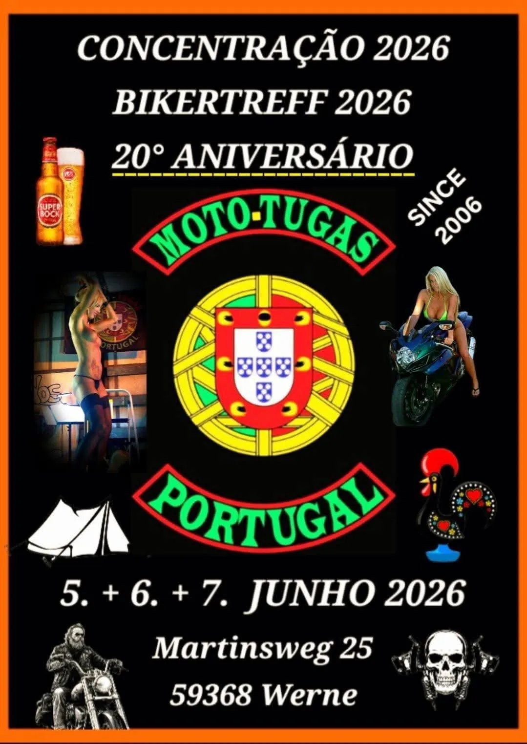 concentração motard portuguesa na Alemanha
