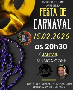 Festa de Carnaval em Bonn 2026 | Lusitana de Bonn