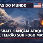 Conflito no Médio Oriente: Ataque EUA Israel Irão provoca explosões em Teerão em 28 de fevereiro de 2026.