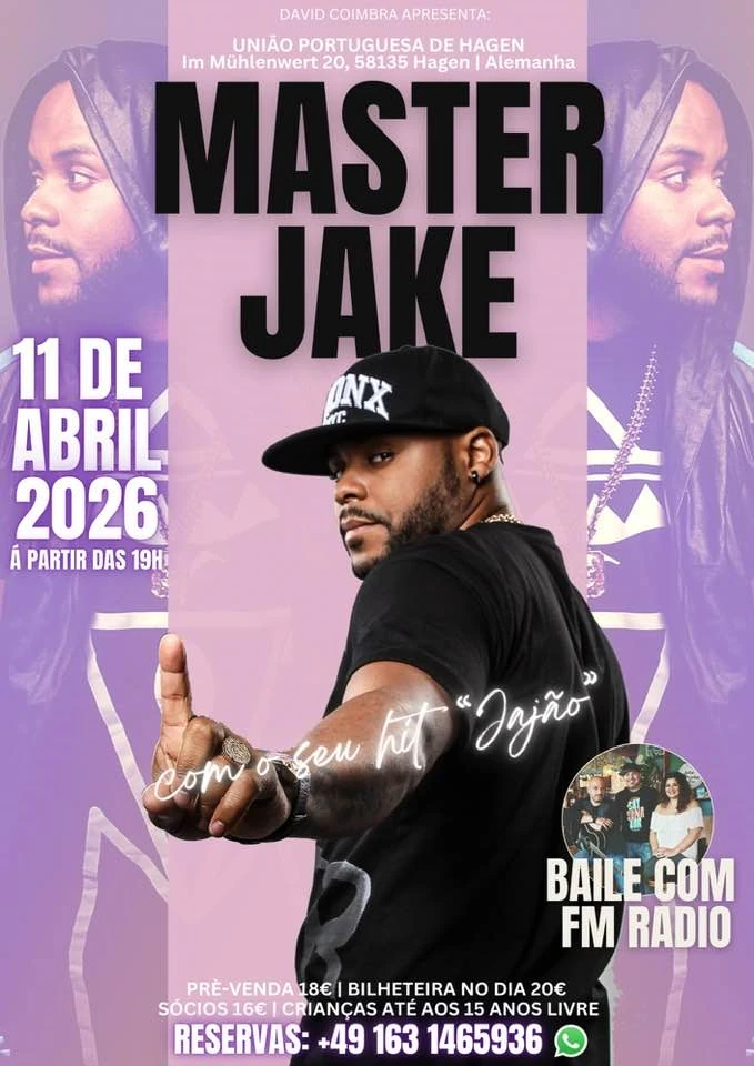 Master Jake Hagen 2026 cartaz oficial concerto em Hagen Alemanha