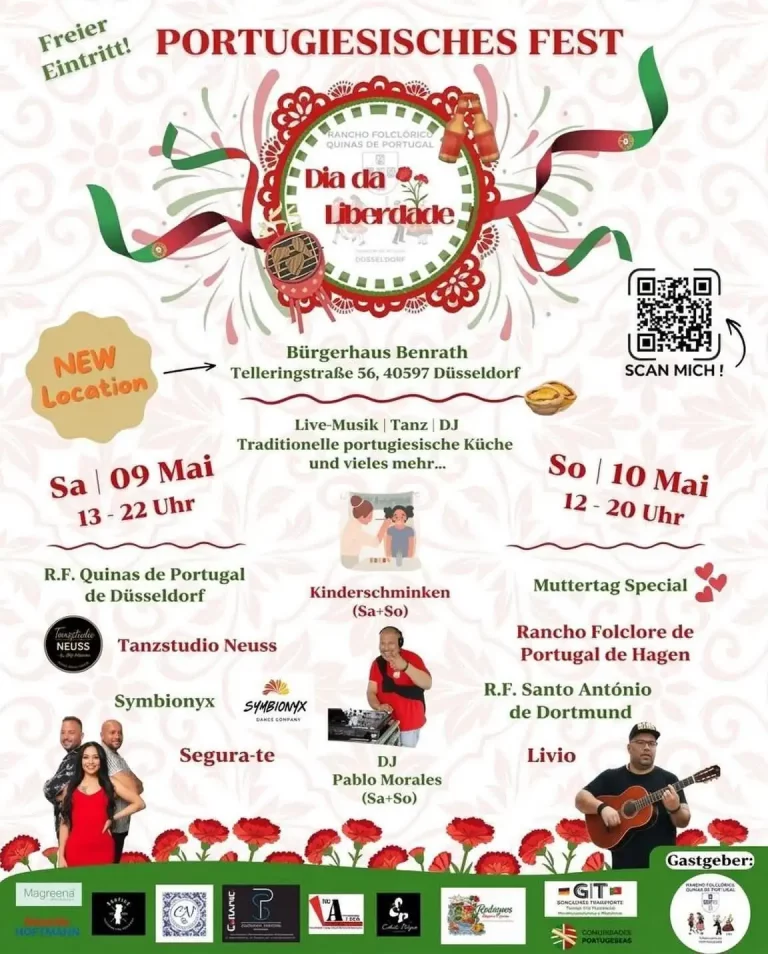 Festival Portugues Düsseldorf Dia da Liberdade Bürgerhaus Benrath