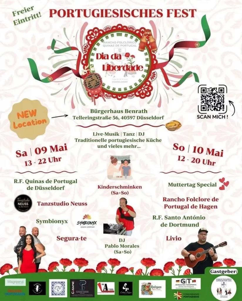 Festival Portugues Düsseldorf Dia da Liberdade Bürgerhaus Benrath