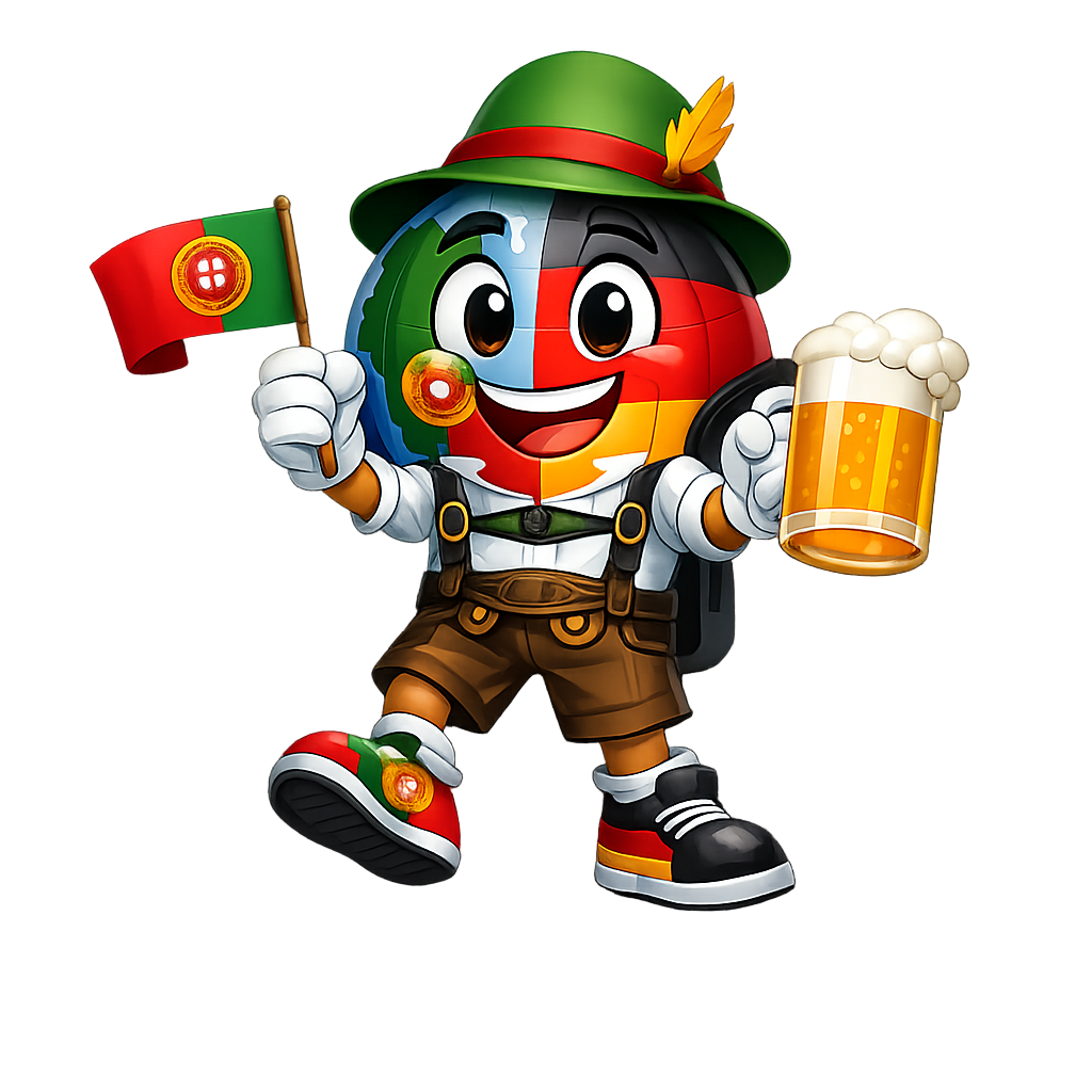 Mascote Portugueses na Alemanha