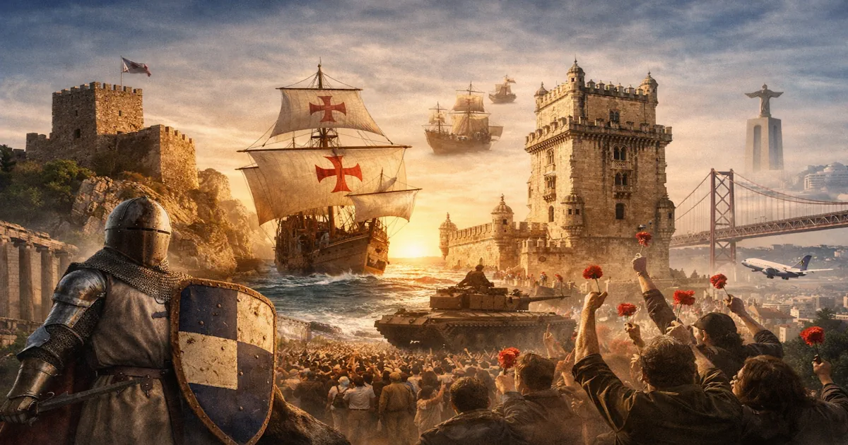 Imagem da história de Portugal