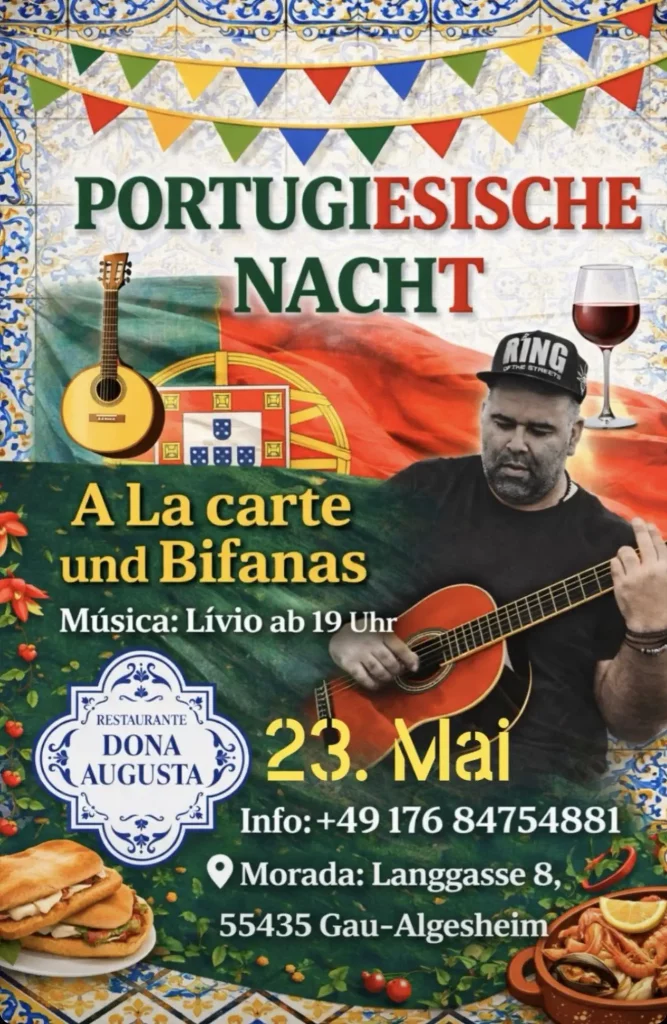 Portugiesische Nacht Restaurante Dona Augusta