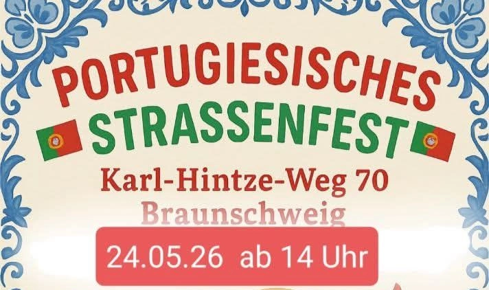 Portugiesisches Straßenfest Braunschweig – 24 de Maio 2026