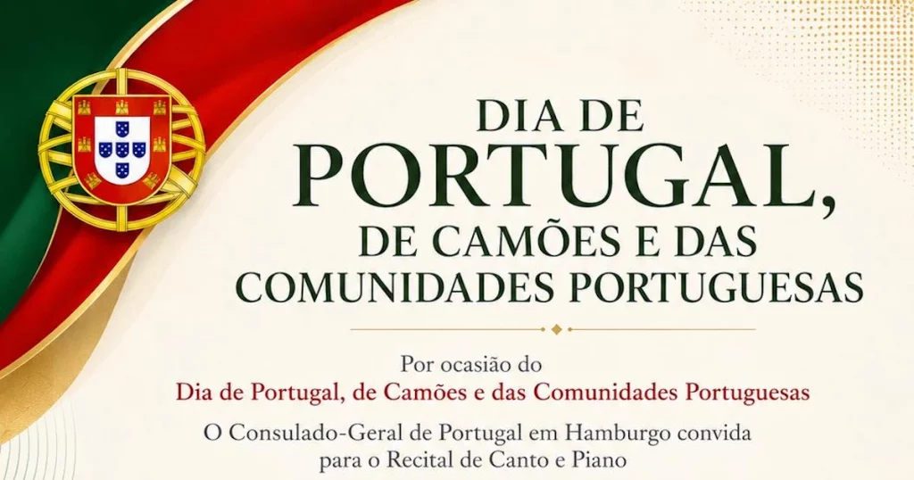 Dia de Portugal Hamburgo 2026 | Recital de Canto e Piano