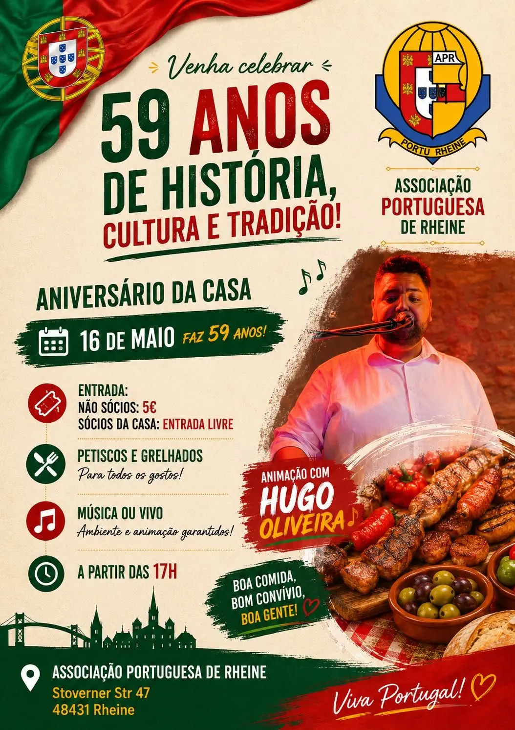 59.º Aniversário da Associação Portuguesa de Rheine