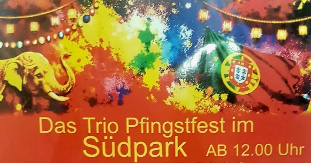 Trio Pfingstfest no Südpark – Música, Folclore, Holi Fest & Diversão em Família