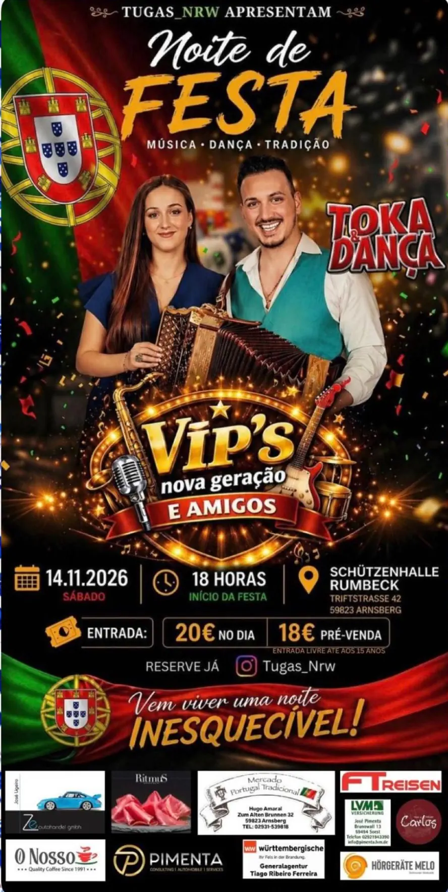 Noite de Festa – Música, Dança e Tradição em Arnsberg