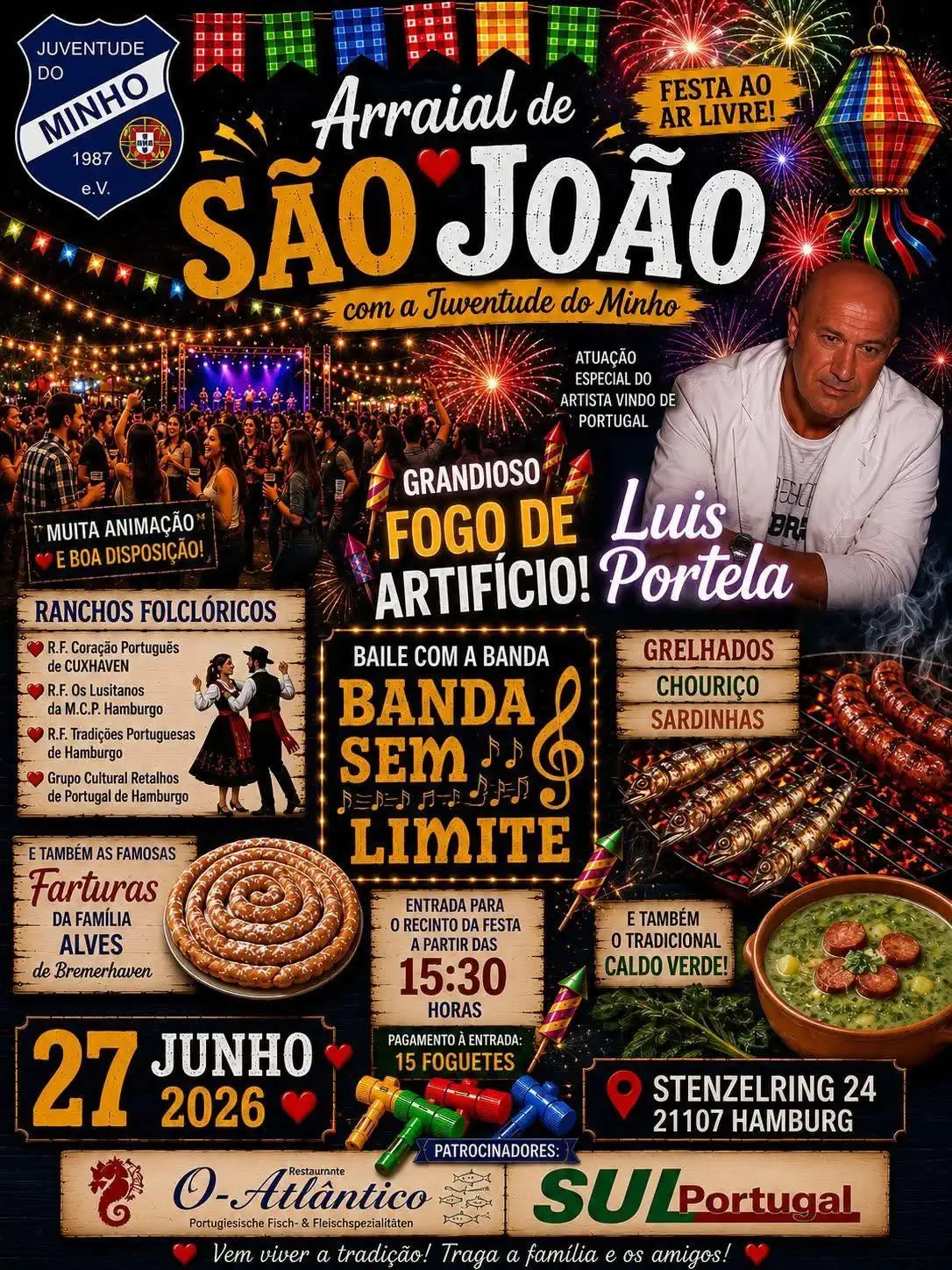 São João Fest Hamburg 2026 – Juventude do Minho