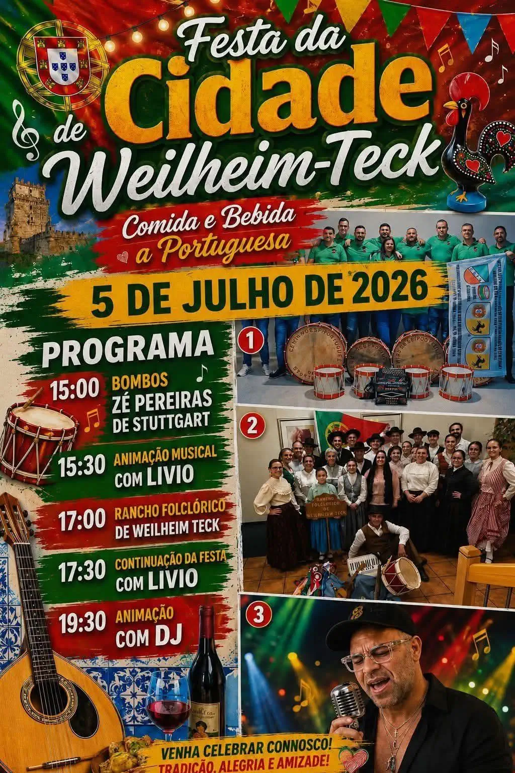 Stadtfest Weilheim‑Teck 2026 – Portugiesisches Essen und Trinken