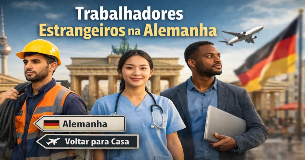Trabalhadores estrangeiros deixam a Alemanha — estudo mostra motivos e desafios de integração. Warum ausländische Arbeitskräfte Deutschland verlassen