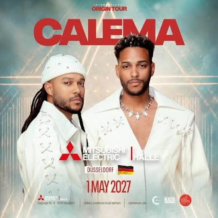 Calema – Origin Tour em Düsseldorf | 1 de Maio 2027