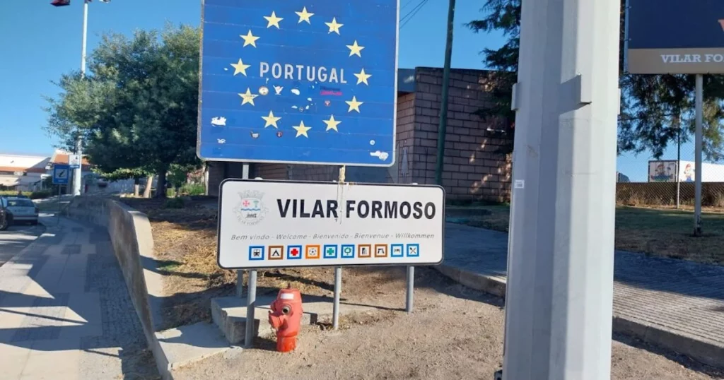 momento em que aparece a palavra Portugal Moment in dem das Wort Portugal erscheint