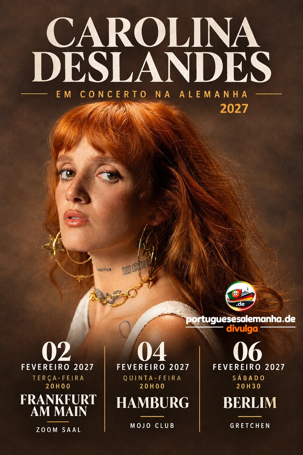 Carolina Deslandes — Concertos na Alemanha 2027